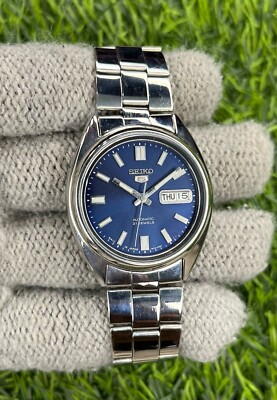 Seiko 5 Automatic 7s26-3040 Blue Dail | eBay
