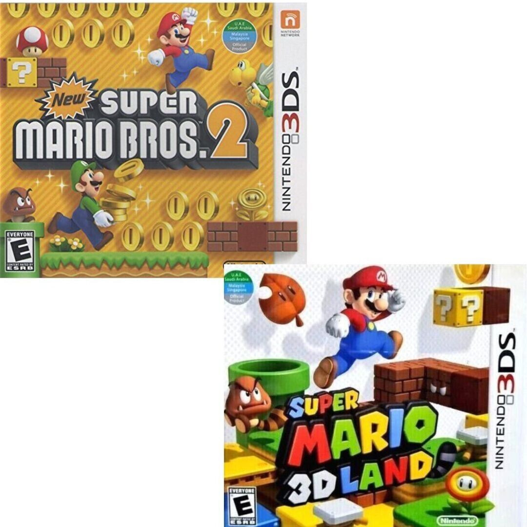 Super Mario Bros. 2 & Super Mario 3D Land Nintendo 3DS New Factory