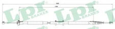 LPR C0198B Cable, parking brake for FIAT
