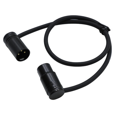 1Pack 3-Pin XLR Female to 3-Pin XLR Male Adjustable-Angle Cable for Recorder