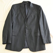 Jos A Bank 42L Navy Birdseye Tailored Travelers Wool Blazer Sport Coat Jacket