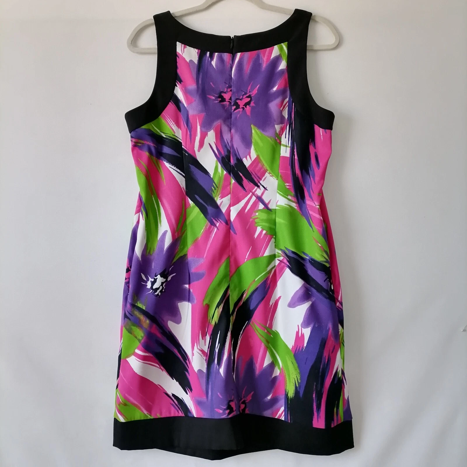 Abito donna Alyx multicolore senza maniche floreale colorato a matita Petites taglia 14P