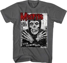 Misfits All Ages Skeleton Small Charcoal T-Shirt
