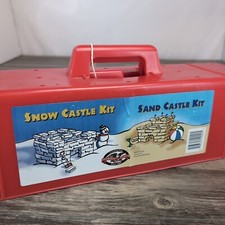3 Piece Snow Sand Fort Building Set Castle Toy Kit Molding Set Outdoor Fun