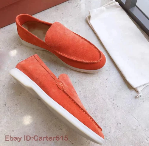 Mocasines informales de gamuza estilo británico para hombre ligeros sin cordones zapatos cómodos 38-48 - Imagen 21 de 46