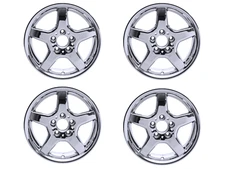 New Mercedes-Benz 8x18" ET 25 Replica 5-Spoke Chrome Rims Set