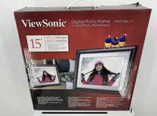 ViewSonic 15" Digital Photo Frame VFM1536-11 - Custom Branded - NEW Open Box 