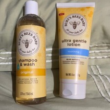 Burts Bees Baby Shampoo and Wash  Soothing Lotion