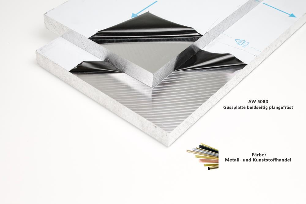 Aluminium Gussplatten beidseitig plangefräst 20-30mm AW5083 Alu Platten