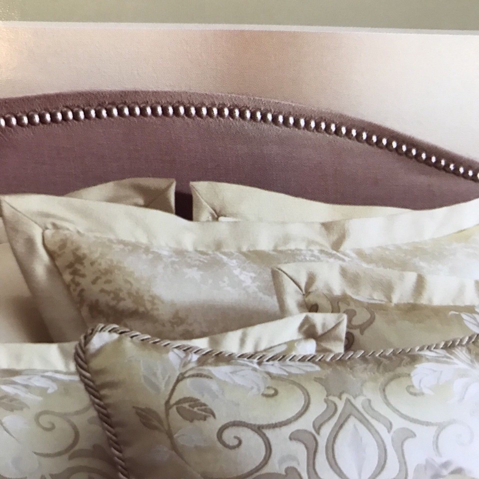 Veratex ANTALYA New 60 Reversible Euro Sham European Pillow Case Gold