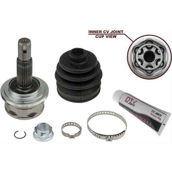 Gelenksatz Antriebswelle Vorne Links Passend FüR Toyota Yaris _P9_ 1.0 Vvt-I-image