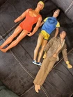 Vintage Men Barbie Friends-lot Of 3 Different Dolls
