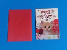 Holiday Collection 10-Count Christmas Cards Christmas Kittens Premium Finish NEW