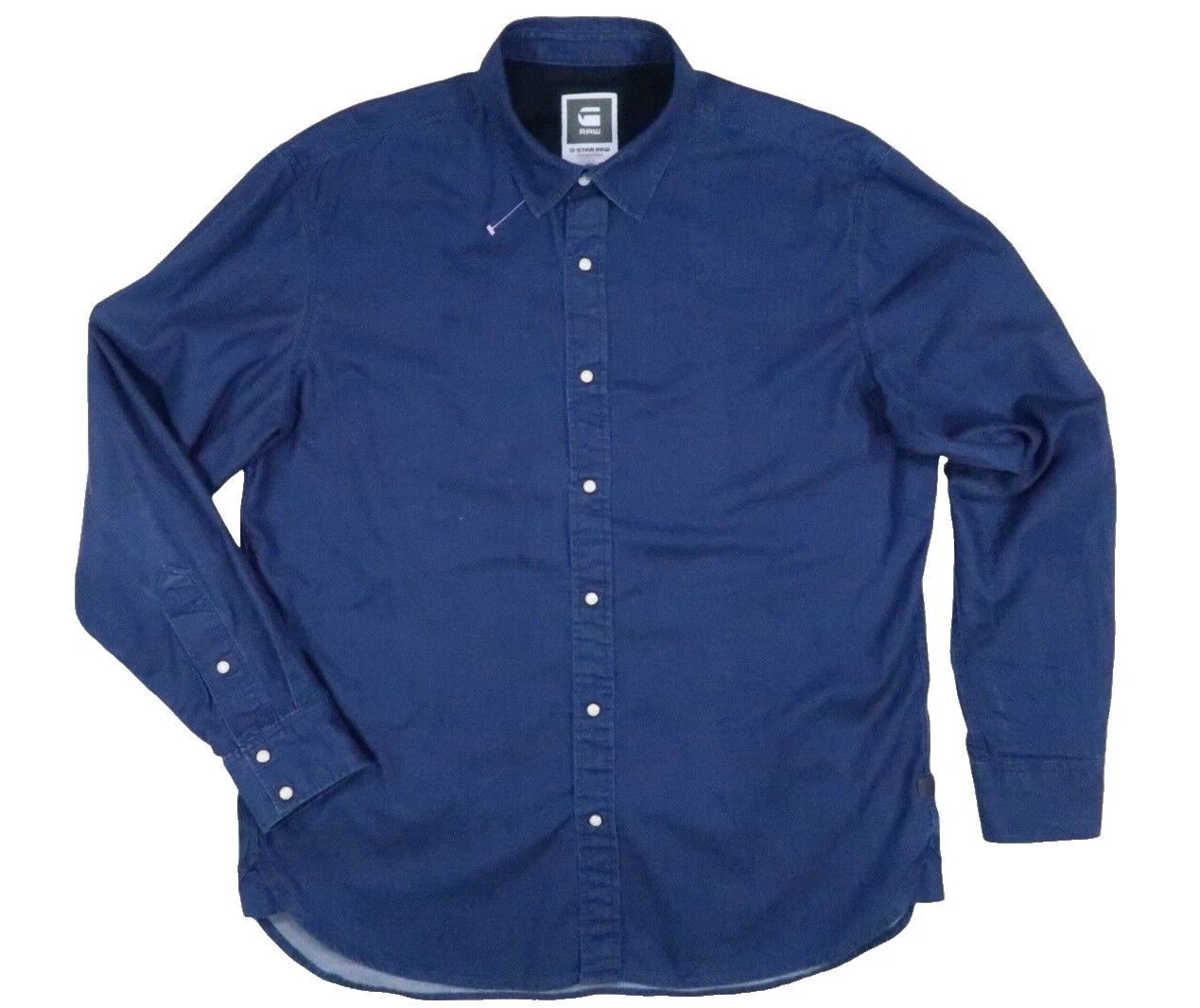 Botón Casual sólido algodón Element-Down Shirts for Men