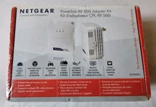 Netgear XAVB5001-100NAS Powerline AV 500 Adapter Kit SEALED