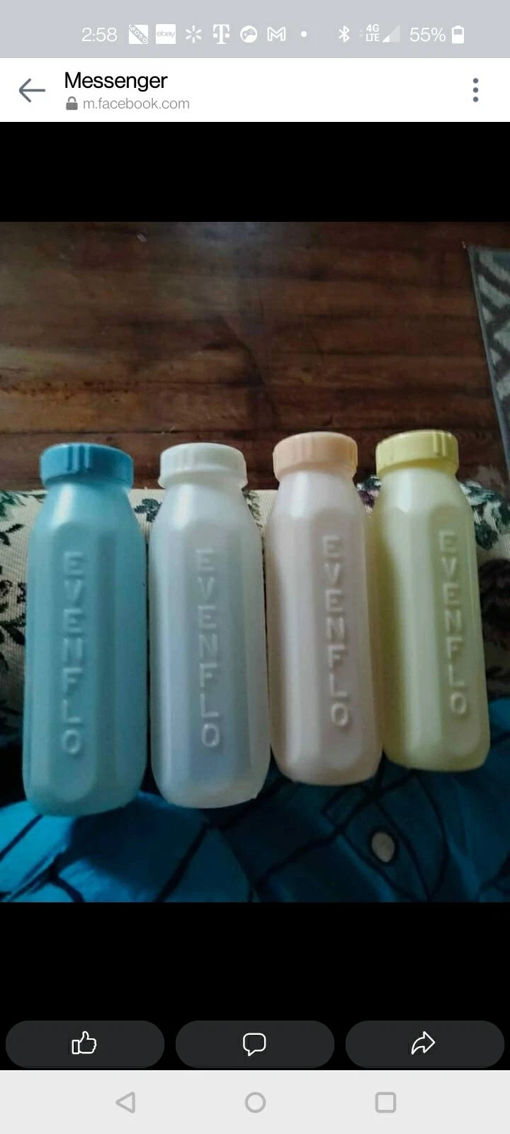 Htf Rare Pastel 8 Oz Evenflo Bottles & New Nipples!