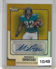 2006 Finest Gold Refractors #164 Maurice Drew 10/49 Autograph
