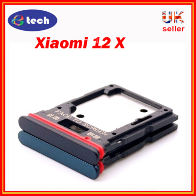 Xiaomi 12 X Dual Sim Card Tray Adapter Slot Holder Socket MI 2112123AC UK