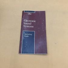 Vintage Ford Electronic Sounds Systems Owners Operators Guide Supplement Only