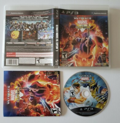 Ultimate Marvel Vs Capcom 3 Sur PS3 – Jeu Complet PAL Français – Boîtier Et Notice