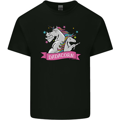 Dadicorn lustiges Vatertag Einhorn Herren T-Shirt leicht Baumwolle