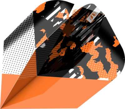 Raymond Van Barneveld ICON Black & Orange Pro Ultra Ten-X Flight