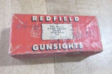 Vintage Redfield Gunsights Empty Box NO 40-D Ramp front sight with hood (w7)