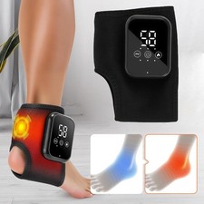 Foot Ankle Vibration Massager 3-speed Infrared Hot Compress Therapy Pain Relief