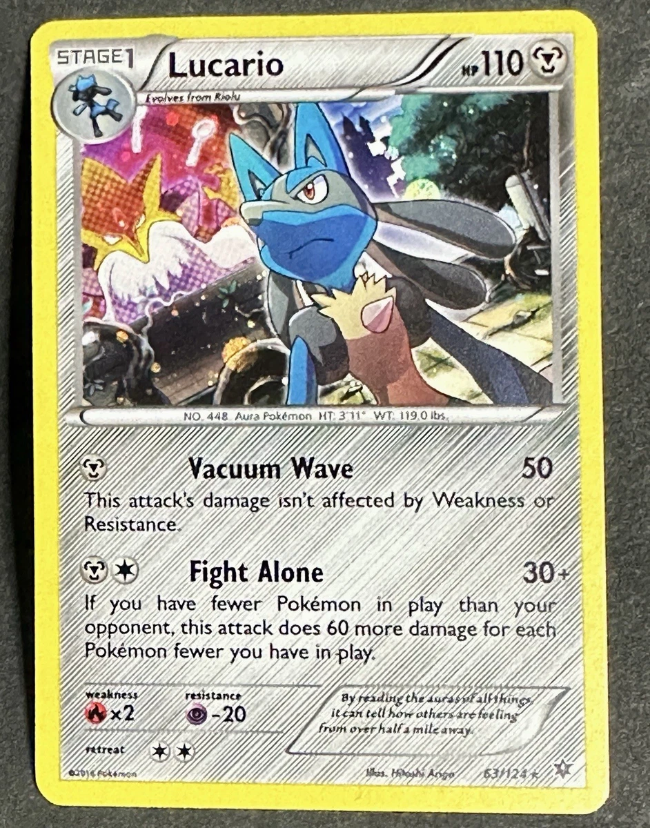 Lucario Holo Pokémon TCG Individual Collectible Card Game Cards