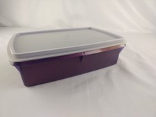 Tupperware Tuppercraft 767-1 Stow N Go Red Divided Rectangle Container w/Lid
