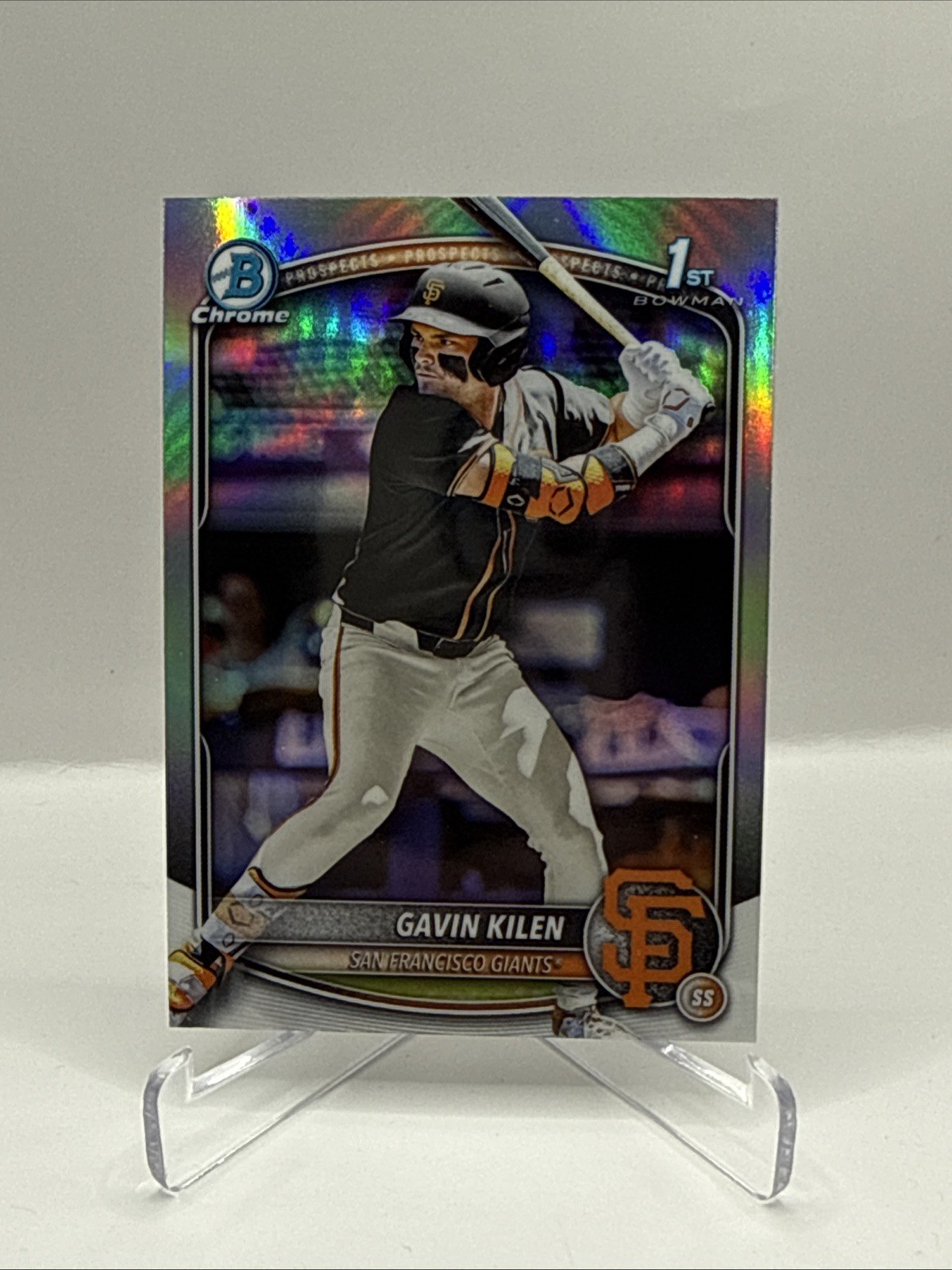2025 Bowman Draft Chrome 1st Refractor Gavin Kilen BDC-40 San Francisco Giants