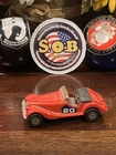 CORGI JUNIORS Whizzwheels Morgan Plus 8 Coupe Red Diecast USED High Miles Glass