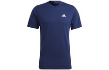 adidas Train Essentials Feelready Solid Logo Round Neck Short Sleeve T-Shirt