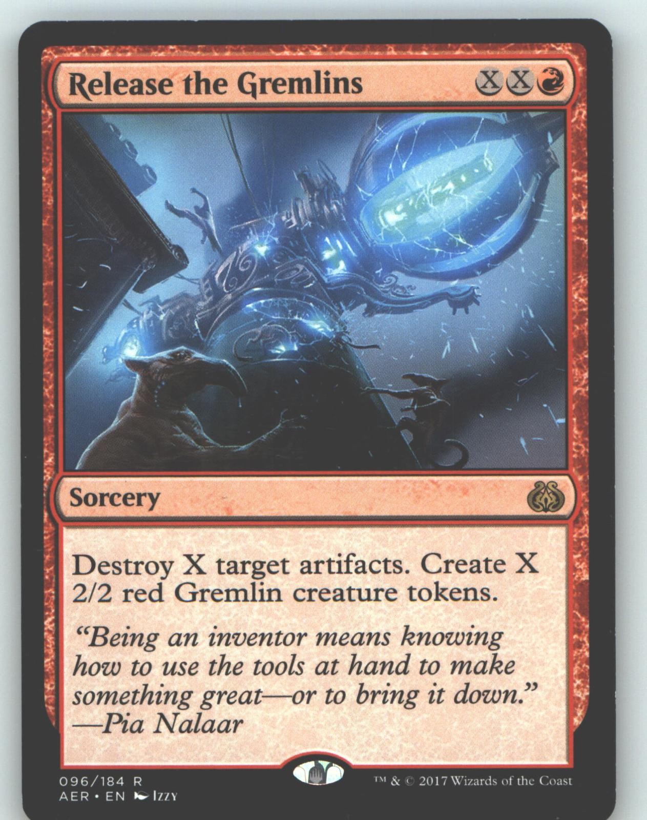 Release the Gremlins 96 Rare Aether Revolt Magic: The Gathering Heavily Played