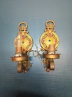 2 Antique Ornate Wall Light Sconce / need of restoration (By)