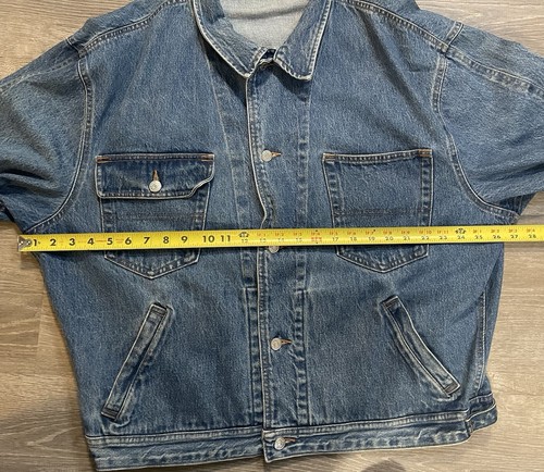 Vintage Ralph Lauren Polo Country James USA MADE American Flag Denim Jacket XL - Picture 8 of 16