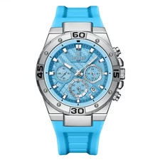 REWARD Men's Silicone Luminous Multifunction Chronograph Calendar Quartz Watch