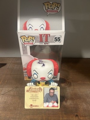 Tim Curry Signed Pennywise Funko Pop - IT- Autographed  Celebrity Authentics COA