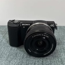 Sony Alpha a5000 Digital Mirrorless Camera Body Black with PZ 16-50mm Lens