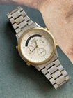 Vintage SEIKO CHRONOGRAPH 7A34-7000, quartz clean dial 2 tone original bracelet