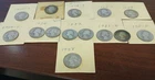 14 Washington Quarters From The 1940’s-50 s   25c  90% Silver