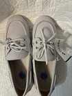 WHITE ANCHOR BOAT SHOES SZ 7 1/2 NEW CUSHIONAIRE — photo 2