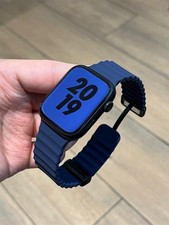 Royal Blue Liquid Silicone Magnetic Band For Apple Watch