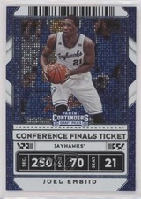 2020 Contenders Draft Picks Conference Finals Ticket 19/75 Joel Embiid #15 0sw9