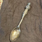 Reed & Barton Sterling Silver Spoon Figural Angel Handle Engraved 1981 Xmas
