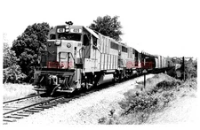 25FF828 RP 1970s DETROIT TOLEDO IRONTON RAILROAD LOCO #409 QUINCY OH