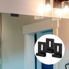 6 Pcs Spiegelaufhängungen Spiegelaufhänger Glasmontageklammern Glasfixierklamme