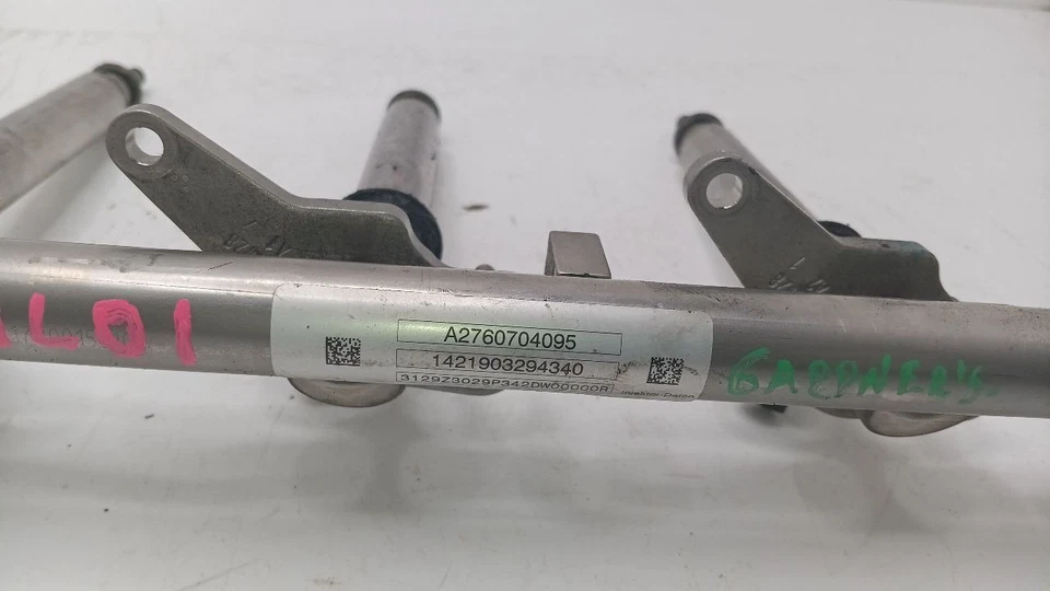 Inyectores de combustible con riel 2012 2013 2014 2015 Mercedes Benz ML350 gasolina Foto 4 de 4