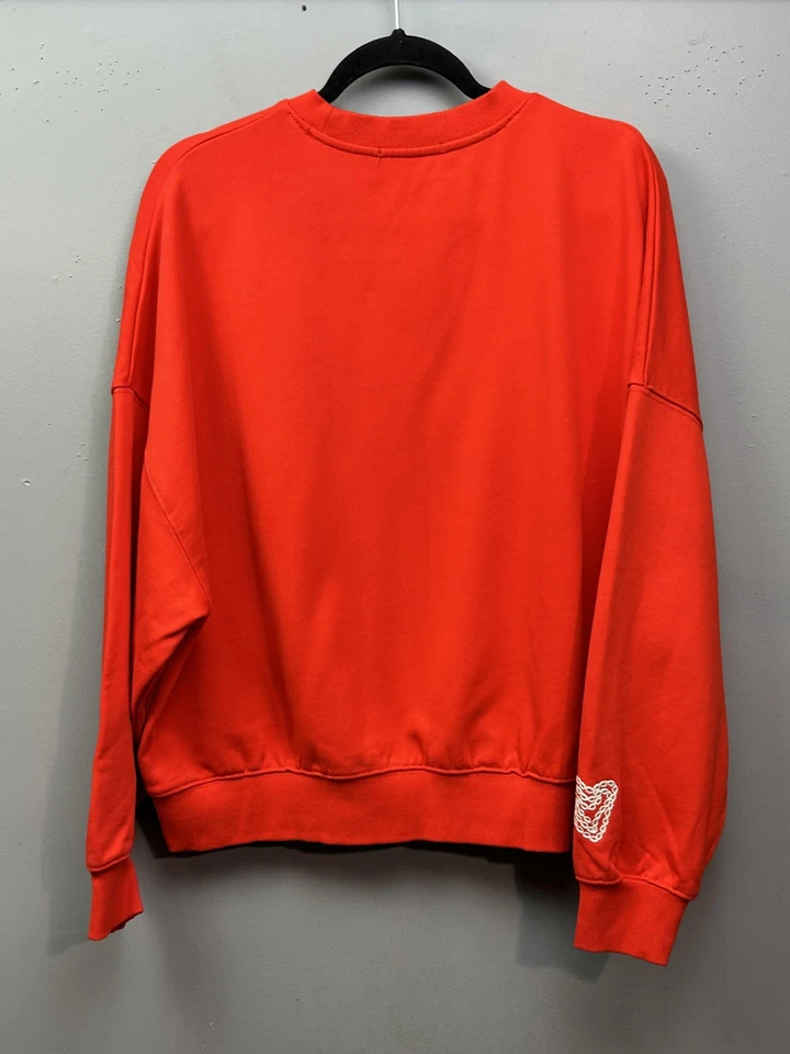 Whatever 卫衣女式大号刺绣图形套衫休闲圆领 — 第 2/4 张图片