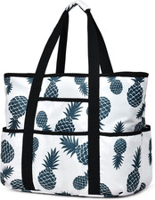 Beach Bags for Women Large Beach Tote Bag with Zipper Pockets Beach Bag Waterpro